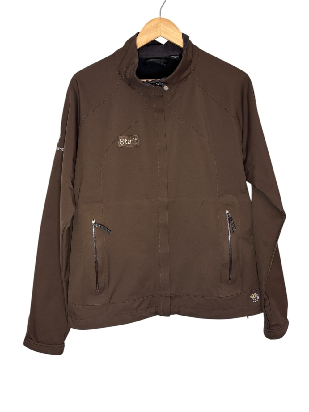 Mountain Hardwear Women's Brown Full Zip Conduit Softshell Jacket‎ Size Large L